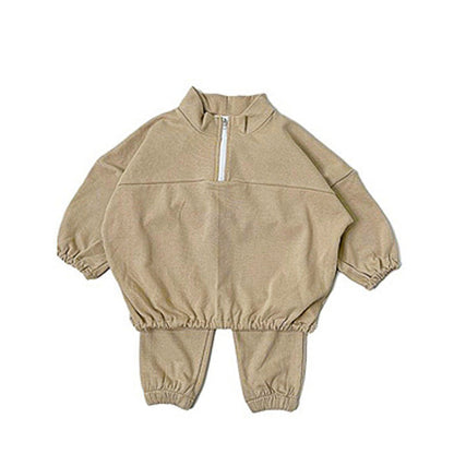 Baby Fashion Simply Style Hoodies Two Pieces Sets-4